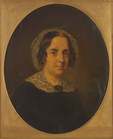Attributed to William Merritt Chase (American, 1849-1916) Portrait of Margaret Hamilton Adams, after