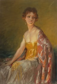 Arnaldo Casella Tamburini, Jr  (American, 1885-1936) The Countess Tamburini, 1914