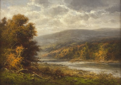 Thomas B. Griffin (American, 1858-1918) On the Susquehanna