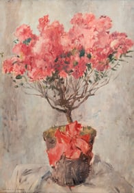 Ugo Celada da Virgilio (Italian, 1885-1995) Flowering Azalea