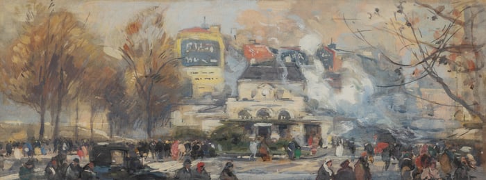 Eugène Louis Gillot (French, 1867-1925) La Porte Maillot