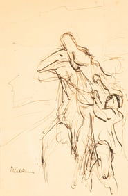 Max Liebermann (German, 1847-1935) The Horse Market