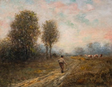 Artist Unknown, 19th/20th Century, Peasant on a Country Lane