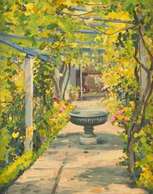 Arrah Lee Gaul (American, 1883-1980) Garden of Rasbah