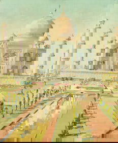 Arrah Lee Gaul (American, 1883-1980) Taj Mahal, Late Afternoon