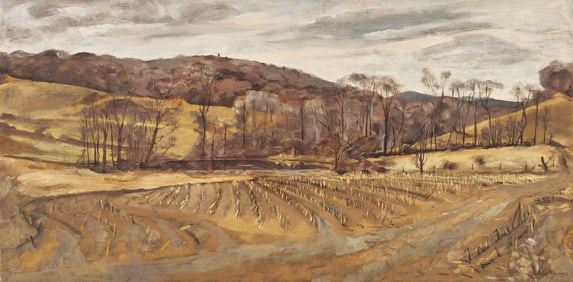 Joellyn Duesberry (American, 1944-2016) Perkin's Cornfields February 1981 (Verbank, NY), 1981