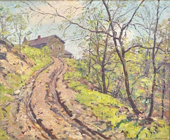 Everett Longley Warner (American, 1877-1963) The Rutted Road