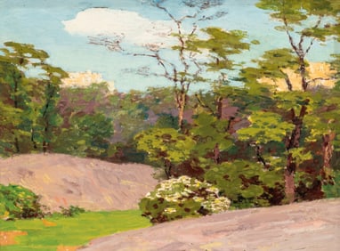 Edward Henry Potthast (American, 1857-1927) In Central Park