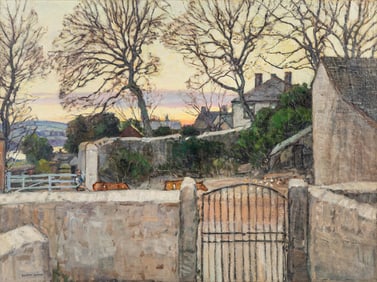 George Gardner Symons (American, 1863-1930) Rural Village