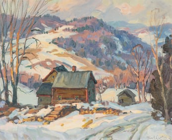 Thomas R. Curtin (American, 1899-1977) Farm in Winter