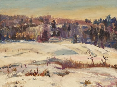Walter Emerson Baum (American, 1884-1956) Upper Black Eddy, 1947