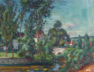 Louis Ritman (American, 1889-1963) Giverny Quietude