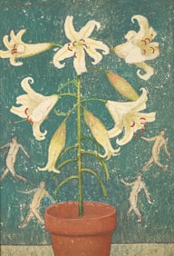 Emma Fordyce MacRae (American, 1887-1974) Lilly in Terracotta Pot