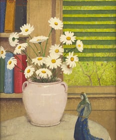 Emma Fordyce MacRae (American, 1887-1974) Shasta Daisies, 1936