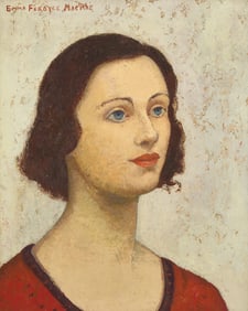 Emma Fordyce MacRae, Self-Portrait, Bust Length