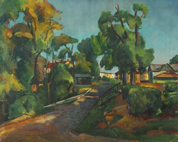 Antonio Martino (American, 1902-1988) The Footbridge, 1931