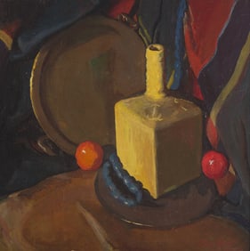Leon Kelly (American, 1901-1982) Still Life with Yellow Jug
