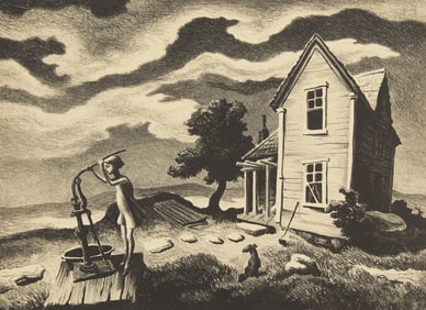 Thomas Hart Benton (American, 1889-1975) The Farmer's Daughter, 1944