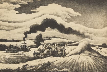Thomas Hart Benton (American, 1889-1975) Threshing, 1941