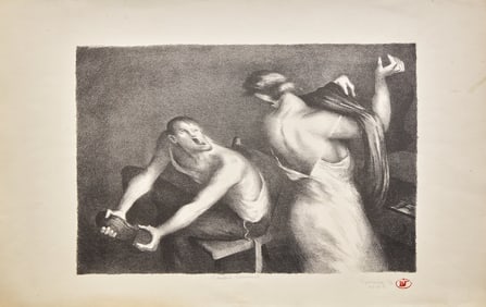 Benton Murdoch Spruance (American, 1904-1967) Caustic Comment, 1936