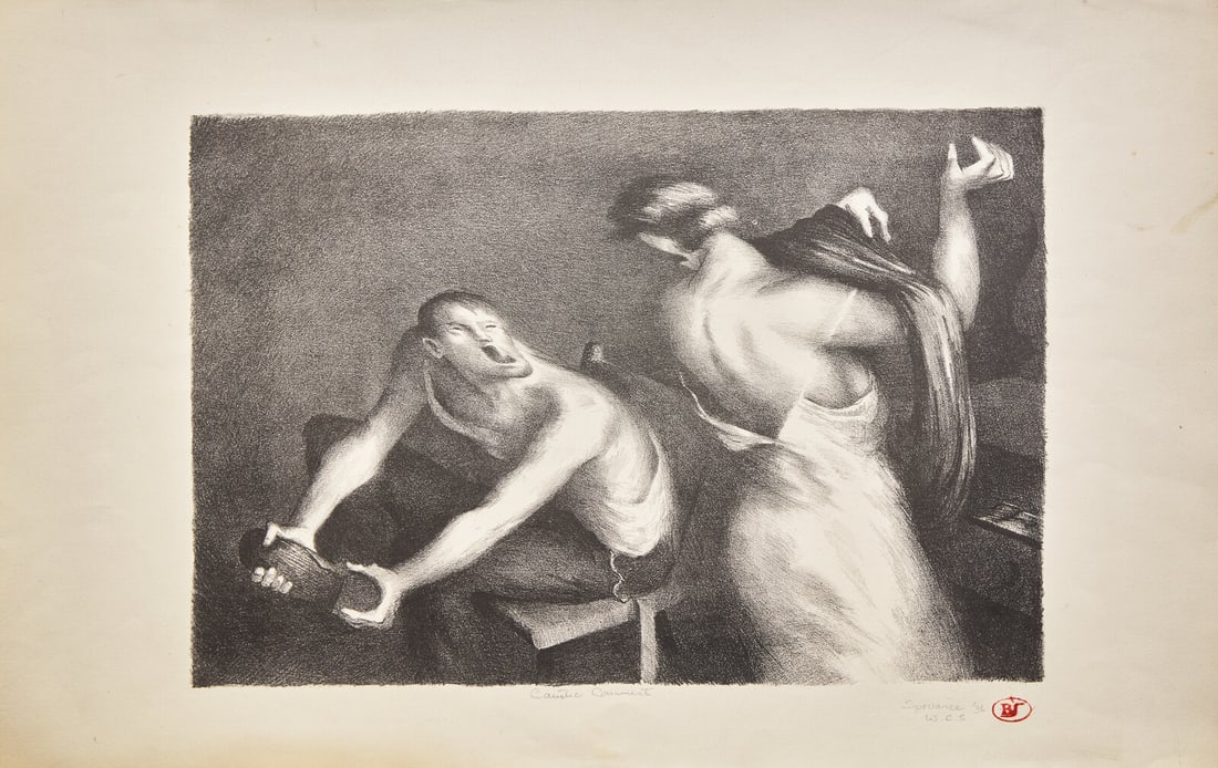 Benton Murdoch Spruance (American, 1904-1967) Caustic Comment, 1936 (1 of 2)