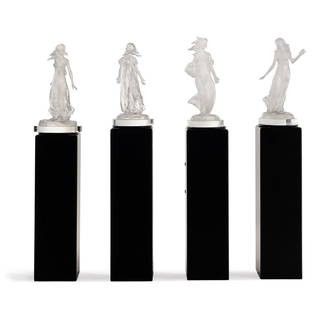 Frederick Elliott Hart (American, 1943-1999) Daughters of Odessa: Songs of Grace: Frederick Elliott Hart (American, 1943-1999) Daughters of Odessa: Songs of Grace acrylic each inscribed Hart, dated, and numbered (along the base) This lot is located in Chicago.