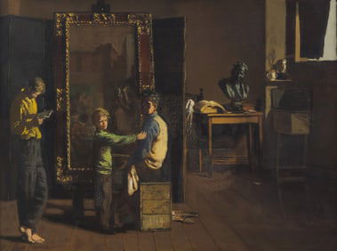 Walter Stuempfig (American, 1914-1970) Studio Interior