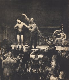 George Bellows (American, 1882–1925) Introducing the Champion, 1916