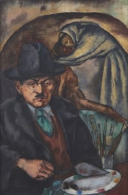 George Biddle (American, 1885-1973) Portrait of Jose Clemente Orozco, 1929