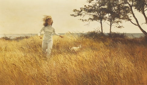 Alan Price (American, 1926-2002) Girl in the Field, 1967