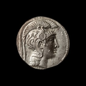 [ANCIENTS] ATTICA. Athens. Honoring Antiochus IV Epiphanes (c. 160 BC). Ar Tetradrachm. (16.9 g).