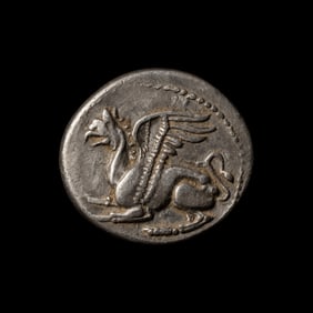 [ANCIENTS] THRACE. Abdera (c. 386-375). Ar Tetrobol. (2.9 g).