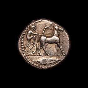 [ANCIENTS] BRUTTIUM. Rhegium (c. 480-474 BC). Ar Tetradrachm (17.3 g)