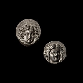 [ANCIENTS] CARIAN ISLANDS. Rhodian Mercenaries (4th Century-2nd Century BC). Ar Drachm (2.6 g and
