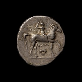 [ANCIENTS] CALABRIA. Tarentum (c. 281-272 BC). Ar Stater. (6.5 g).