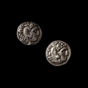 [ANCIENTS] MACEDONIAN KINGDOM. Alexander III [the Great] (c. 336-301 BC). Lampsacus and Other.  Ar