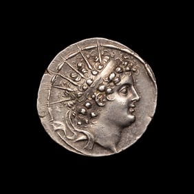[ANCIENTS] SELEUCID KINGDOM. Antiochus VI (c. 144-142 BC). Ar Tetradrachm (16.6 g)