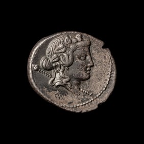 [ANCIENTS] ROMAN REPUBLIC. L. Cassius Longinus (c. 78 BC). Ar Denarius. (3.9g). ex Duke of
