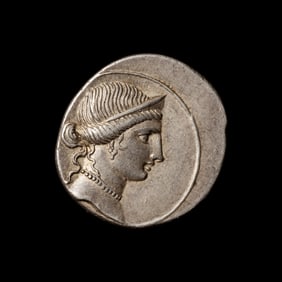 [ANCIENTS] ROMAN REPUBLIC. Octavian as Imperator (c. 32-29 BC). AR Denarius. (3.7 g).