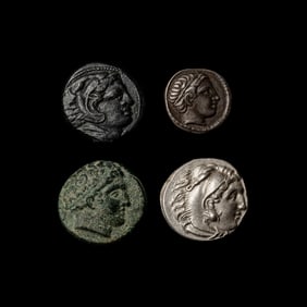 [MACEDONIAN KINGDOM] A Group of Four Coins