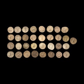 [ANCIENTS] A Large Collection of Thirty-Three Roman Empire Ar Denarii