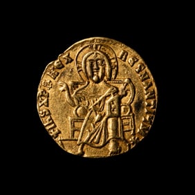 [ANCIENTS] BYZANTINE EMPIRE. Basil I and Constantine (c. 868-879 AD). Av Solidus (4.4 g)