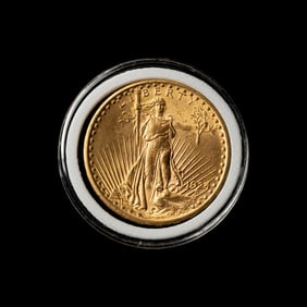 A 1924 Saint Gaudens $20 Gold Coin