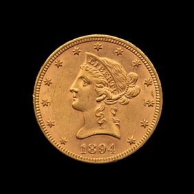 An 1894 Liberty Head $10 Gold Coin