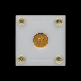 An 1856 Indian Princess $1 Gold Coin