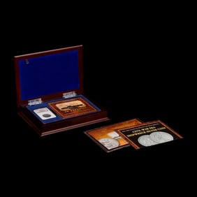 An 1861-O Confederate States Issue Seated Liberty: SS Republic 50c Coin (NGC Shipwreck Effect)