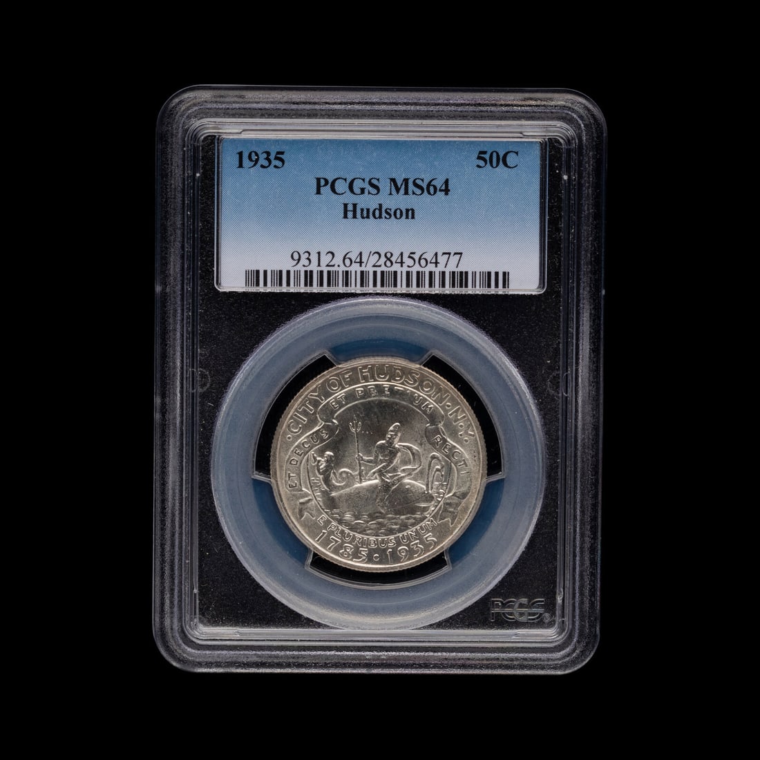 A 1935 Hudson Commemorative 50c Coin [PCGS MS64]: A 1935 Hudson Commemorative 50c Coin [PCGS MS64] This lot is located in Chicago.