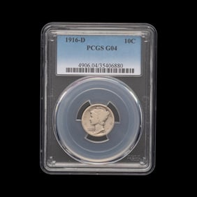 A 1916-D Mercury 10c Coin [PCGS G04]