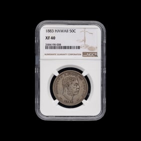 [HAWAII] Two Graded 1883 Coins
