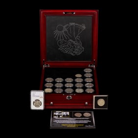 A Collection of Twenty-Three Walking Liberty 50c Coins